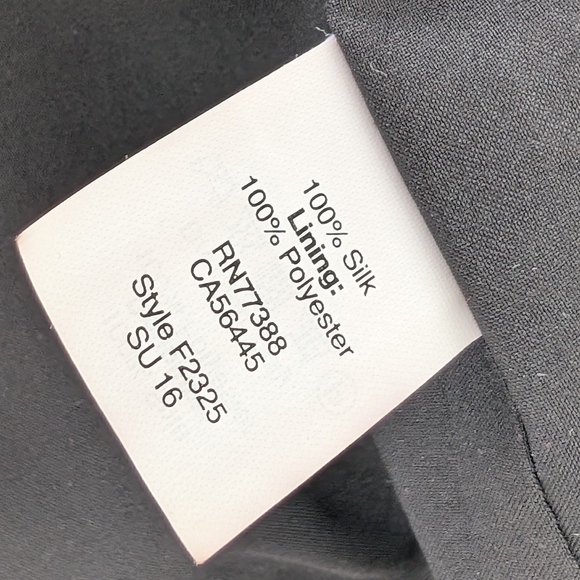 Madewell Black Silk Sleeveless Mini Dress with Tie Back Size Small - Picture 8 of 10